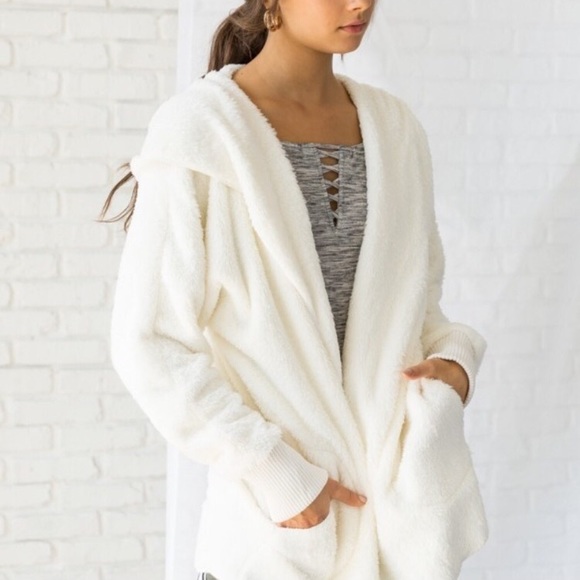 ❗️LAST❗️Faux Fur Soft Cardigan Sweater - Picture 4 of 6